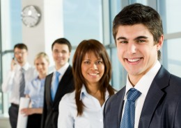 团结协作的商务团队图片