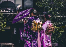 穿着传统和服的日本人图片大全