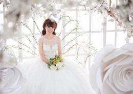 穿着婚纱的新娘图片大全