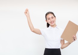 自信的职场女性白领图片