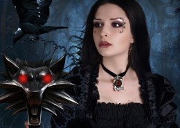 黑暗哥特风少女图片