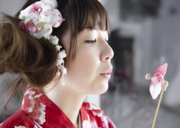 穿着和服的女孩图片