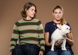 情侣和宠物图片