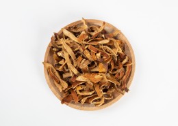 干燥的陈皮调味料图片