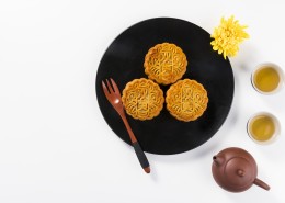 美味的中秋节广式月饼图片