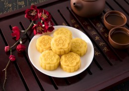 夏日解暑绿豆糕图片