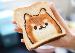 切片的吐司面包图片