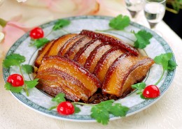 美味可口的清蒸五花肉图片