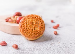 中秋五仁月饼图片