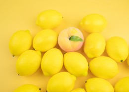 黄色柠檬图片