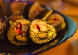 晶莹软润的寿司图片