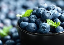 美味的蓝莓图片