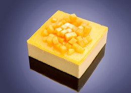 美味好吃的芒果蛋糕图片