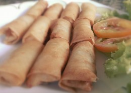 酥脆美味的春卷图片大全