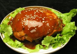 川菜东坡肘子美食图片