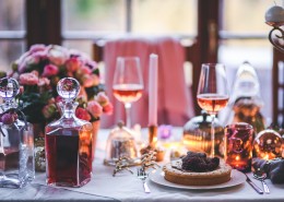 浪漫的烛光晚餐图片