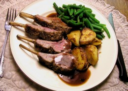 超级美味烤羊排图片