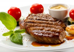 美味的烤肉图片