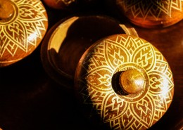 精美的木碗图片