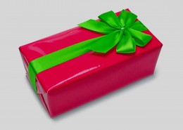 红色生日包装盒图片