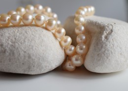 唯美的珍珠项链图片