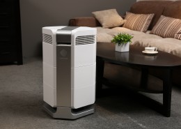 白色家用空气净化器图片