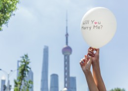 漂亮的求婚气球图片