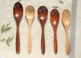 小清新日式木勺图片大全