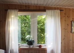 白色的窗帘图片