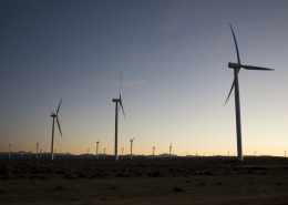 风力发电的风车图片