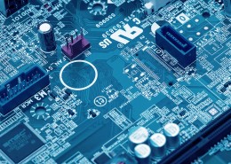 密集的电子芯片电路板图片