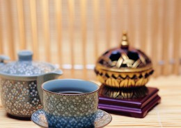 西式茶具花茶图片