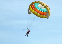 高空跳伞图片