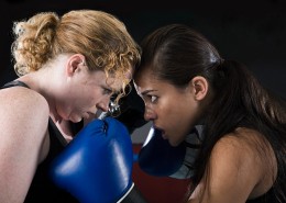 搏击女性图片大全