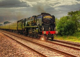 传统的有轨火车图片大全