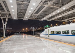 高铁站台图片大全