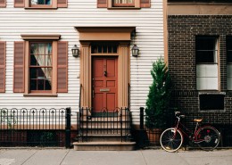 停放好的自行车图片大全