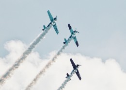 飞机飞行表演图片