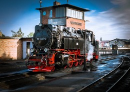 古老的蒸汽火车图片