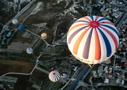 天空中的热气球图片大全