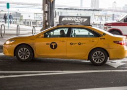 纽约黄色出租车图片