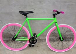 炫彩死飞自行车图片