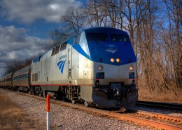 美国国铁客运火车图片