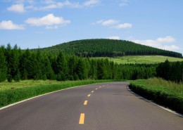 乌兰木统的公路图片