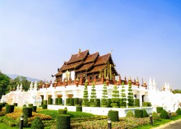 清迈寺庙建筑图片