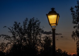 复古的路灯图片