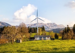 发电的风车图片