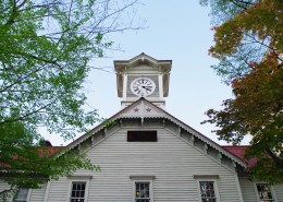 日本札幌市的钟楼图片