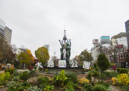 日本札幌大通公园美景图片