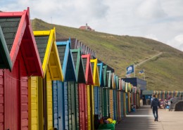 丰富多彩的沙滩小屋图片